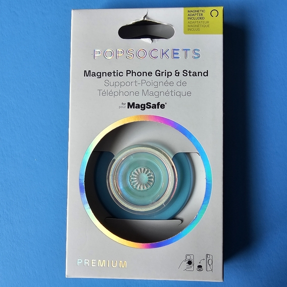 Popsocket - Round Opalescent Blue MAGSAFE PopGrip - Picture 9 of 9